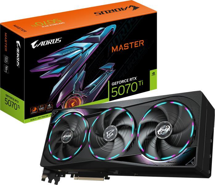 GeForce RTX 5070 Ti AORUS MASTER 16GB GDDR7 256bit (GV-N507TAORUS M-16GD)