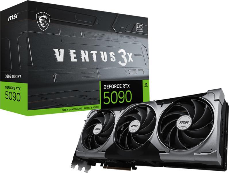 山*下様 MSI NVIDIA GEFORCE RTX 5090 VENTUS MSI GeForce RTX 5090 VENTUS 3X OC 32GB GDDR7 512bit (GeForce RTX