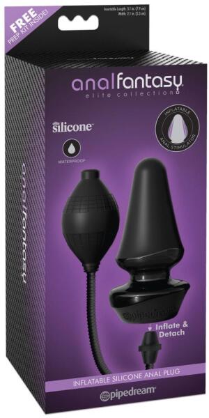 Anal Fantasy Elite Collection - Inflatable Silicone Butt Plug