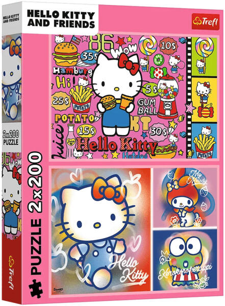 Hello Kitty és barátai 2x200 db-os (13336)