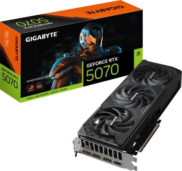 GeForce RTX 5070 WINDFORCE OC SFF 12GB GDDR7 192bit (GV-N5070WF3OC-12GD)