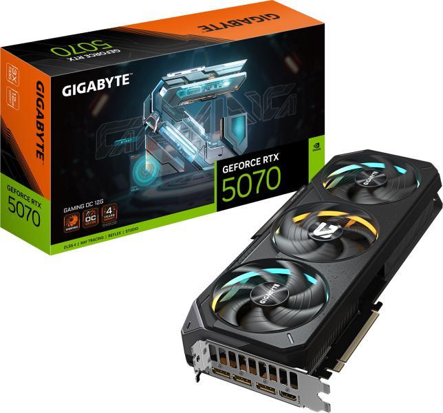 GeForce RTX 5070 GAMING OC 12GB GDDR7 192bit (GV-N5070GAMING OC-12GD)