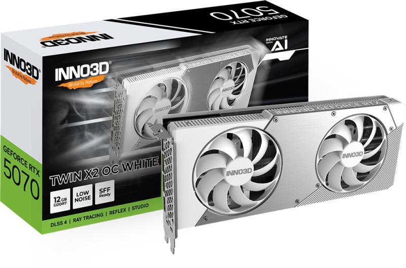 GeForce RTX 5070 Twin X2 OC WHITE 12GB GDDR7 192bit (N50702-12D7X-195064W)