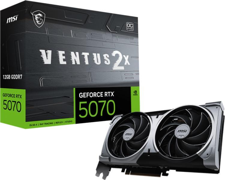 MSI GeForce RTX 5070 SHADOW 2X OC 12GB GDDR7 192bit (RTX 5070 12G