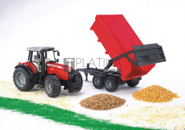 Massey Ferguson 7480 billenős pótkocsival (02045)