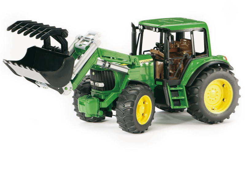 John Deere 6920 traktor homlokrakodóval 1:16 (02052)
