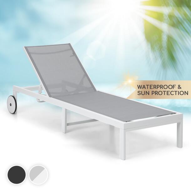 Lucca Lounger GDM13-Lucca-WH-GR