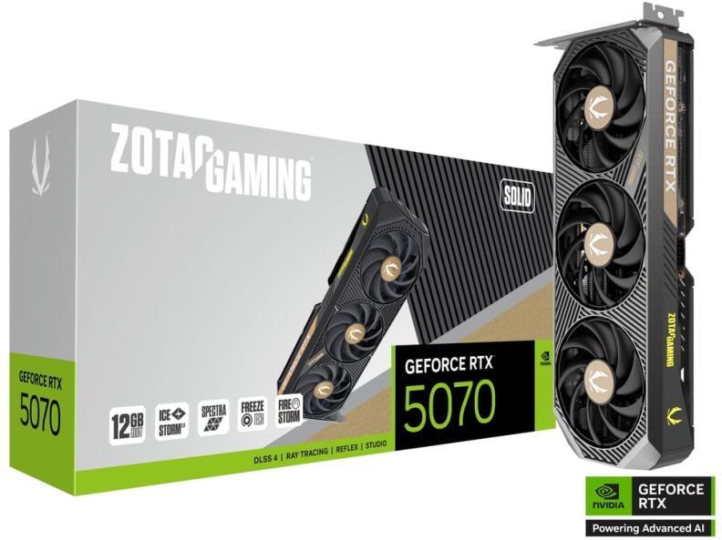 GeForce RTX 5070 Gaming Solid 12GB GDDR7 192bit (ZT-B50700D-10P)