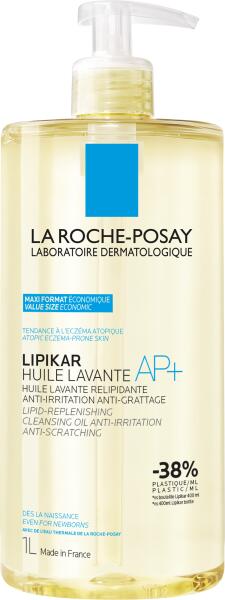 Lipikar AP+ Lipidpótló tusoló és fürdőolaj 1 l
