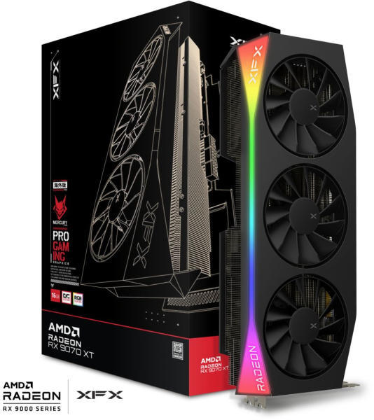 XFX Radeon RX 9070 XT Swift Triple Fan Gaming Edition 16GB GDDR6