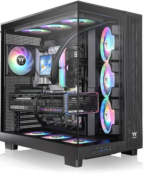 View 380 XL TG ARGB Black (CA-11E-00M1WN-00)