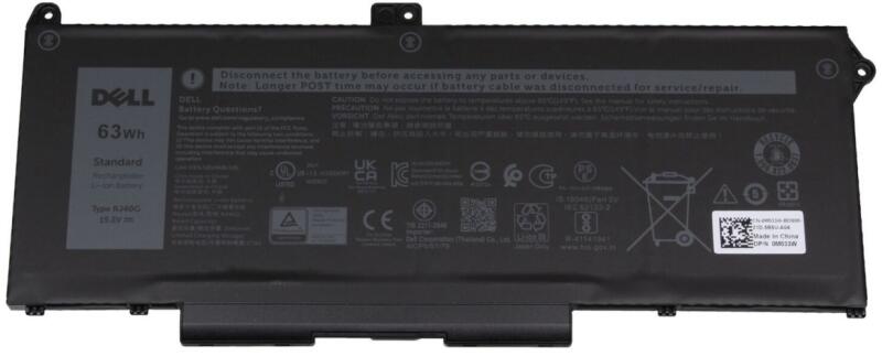 63Wh RJ40G Batterie Pour Dell Precision 15 3560 Latitude 14