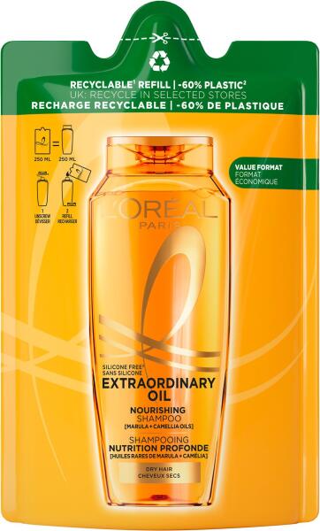 Paris Elseve Extraordinary Oil sampon utántöltő 250 ml