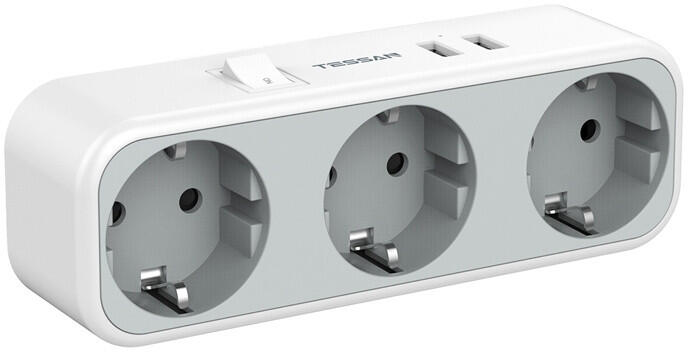 3 Plug + 2 USB Switch (TS-322)
