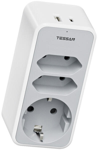 3 Plug + 2 USB (TS-330-C)