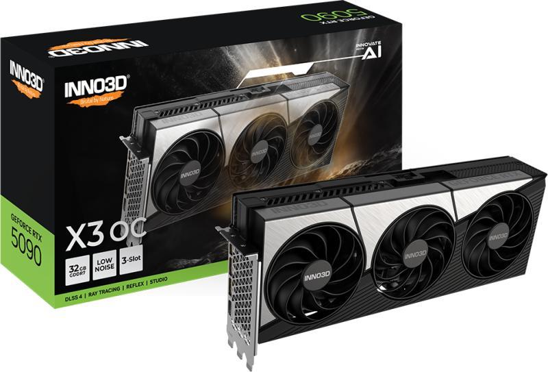 新品未開封INNO3D GeForce RTX 5090 X3OC INNO3D® GeForce RTX™ 5090 X3 OC - 株式会社 エルザ ジャパン