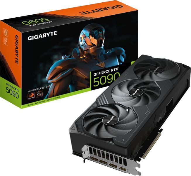 GIGABYTE GeForce RTX 5090 WINDFORCE OC 32GB GDDR7 512bit (GV
