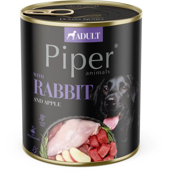 Piper with rabbit & apple 800 g