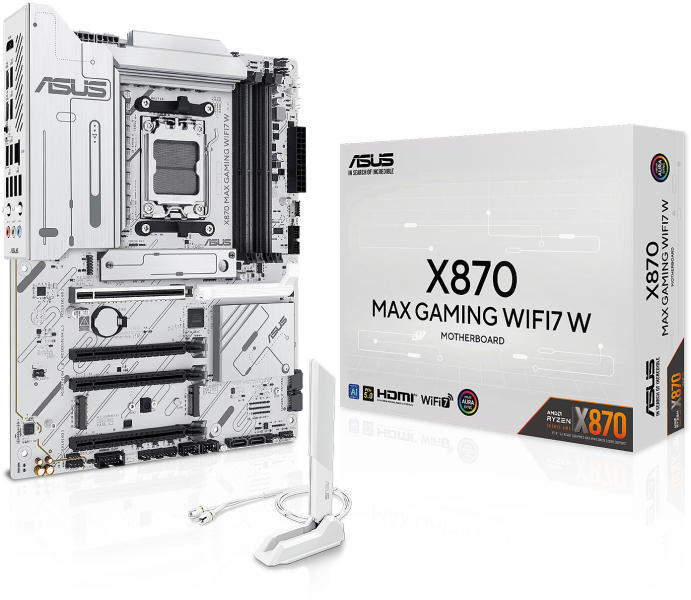 X870 MAX GAMING WIFI7 W (90MB1LZ0-M0EAY0)