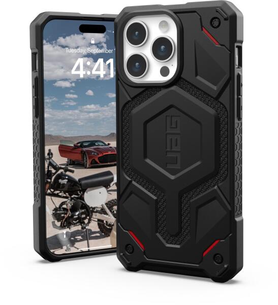 iPhone 15 Pro Max UAG Monarch Kevlar case black (KF2342878)