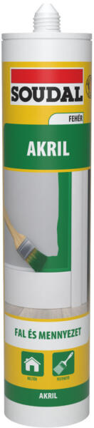 Festhető akril tömítő fehér 280 ml 154565