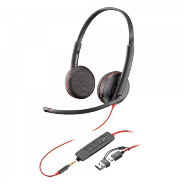 Poly Blackwire 3225 Stereo USB-C/A (8X229A6)