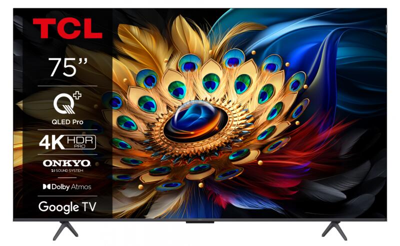 ナッティー！ 液晶テレビ 4K内蔵 地上・BS・CSデジタル [75V型 75C61B TCL | Amazon 75C61B TV Google 4K 75インチ TCL テレビ
