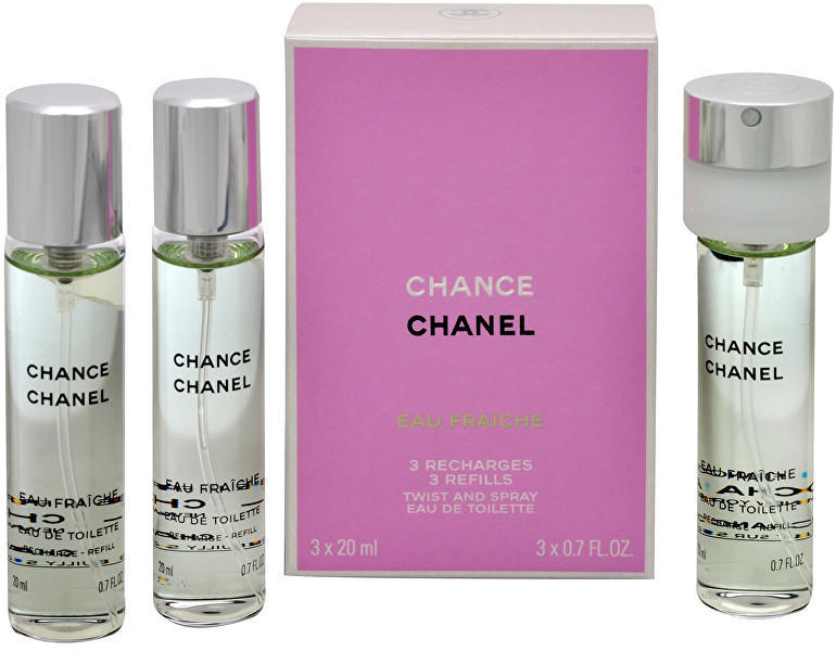 Chanel Chance Eau Fraiche EDT 3 x 20ml Refills Twist & Spray – Perfume Oasis