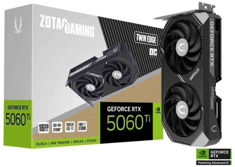GeForce RTX 5060 Ti Twin Edge OC 16GB GDDR7 128bit (ZT-B50620H-10M)