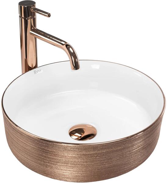 Sami 36 cm white/rose gold (REA-U3303)