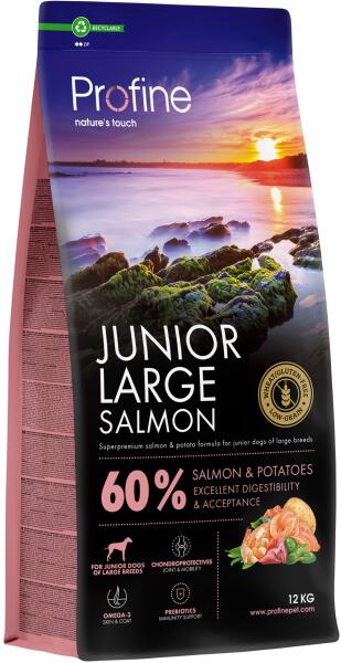 Junior Large salmon & potato 12 kg