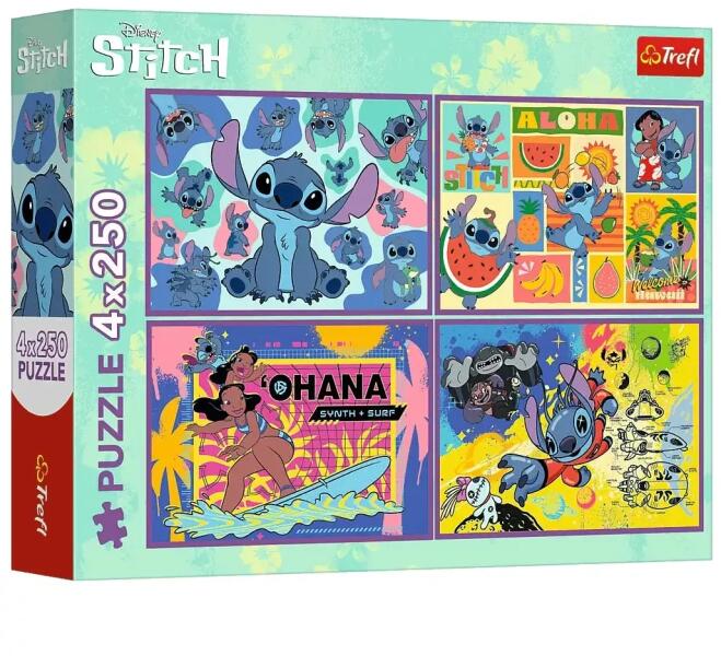 Disney - Csodálatos Stitch 4x250 db-os (13311)