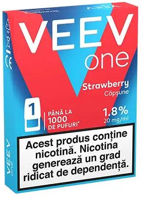 VEEV Capsula VEEV One Strawberry (5942400012342) (Lichid rezerva tigara  electronica)