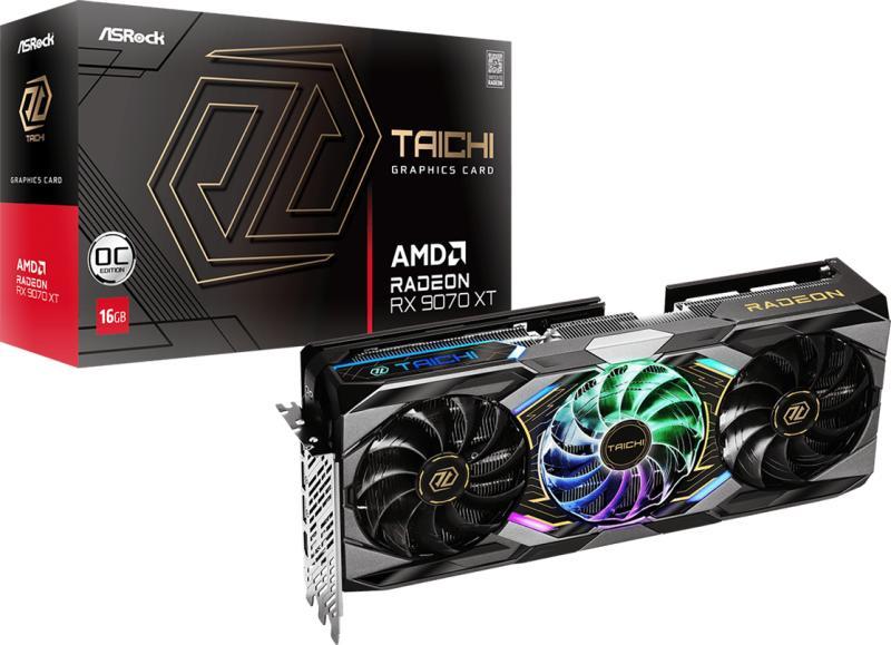 Radeon RX 9070 XT Taichi OC 16GB GDDR6 256bit (RX9070XT TC 16GO)