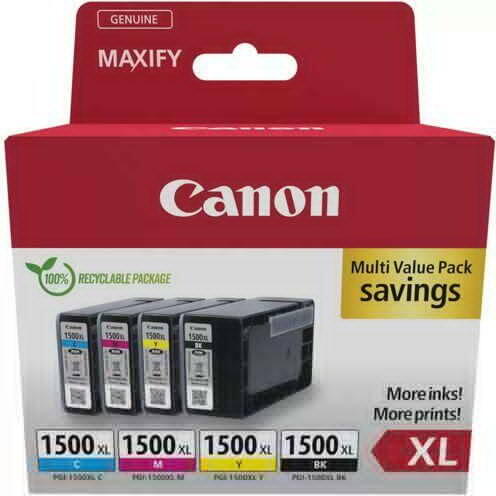 PGI-1500 XL BK/C/M/Y Multipack (9182B010)