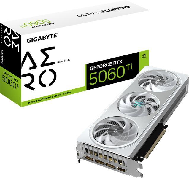 GIGABYTE GeForce RTX 5060 Ti AERO OC 16GB GDDR7 128bit (GV