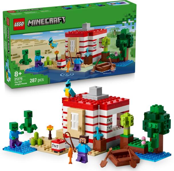 LEGO® Minecraft® - The TNT Jungle House (21275) (LEGO) - Preturi