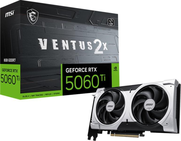 MSI GeForce RTX 5060 Ti VENTUS 2X OC PLUS 8GB GDDR7 128bit Placa