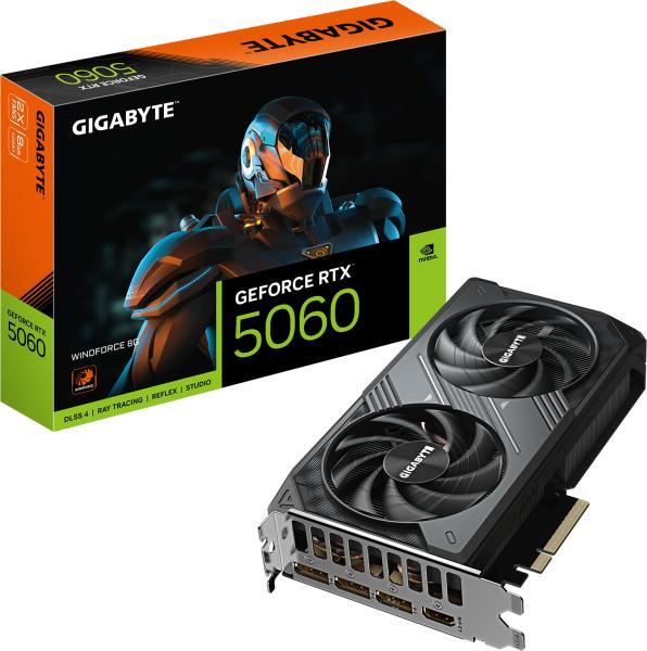 GIGABYTE GeForce RTX 5060 GAMING OC 8GB GDDR7 128bit (GV