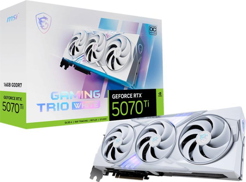 MSI GeForce RTX 5070 Ti GAMING TRIO OC WHITE 16GB GDDR7 256bit