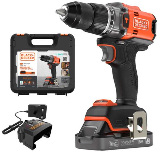 Black & Decker BLD683D1XK-QW (Masina de gaurit si insurubat) - Preturi