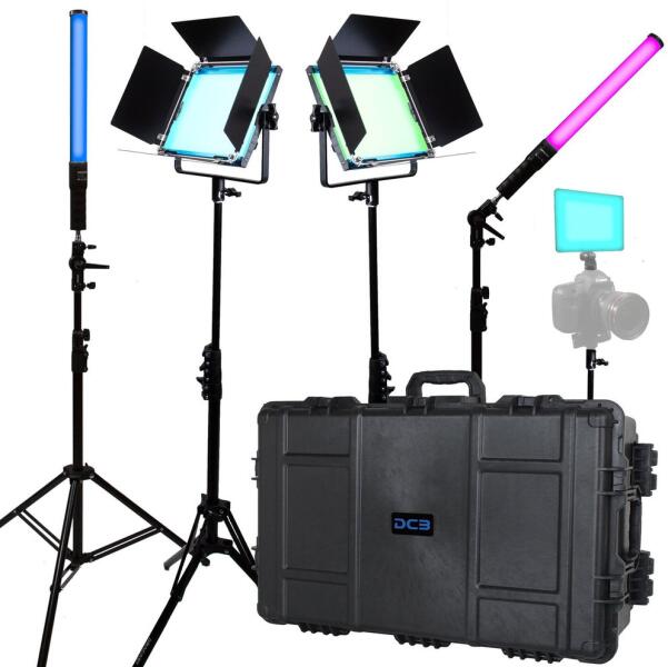 Re Case Led Light Dracast Kit Iluminare LED Dracast X Series Bi-Color Light Kit with ...
