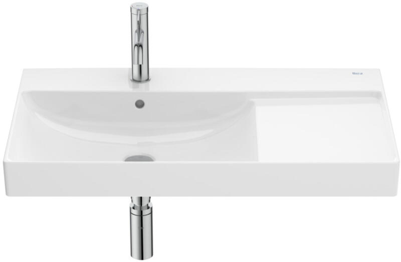 Ona 80x46 cm FineCeramic left matt white (A327689620)