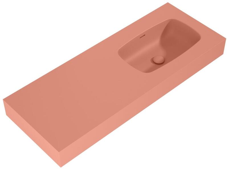 Dimple 121x46 cm right matt terra pink (RE041202026600)
