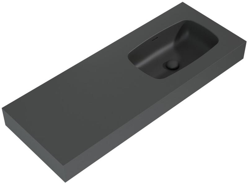 Dimple 121x46 cm right matt anthracite (RE041202026010)