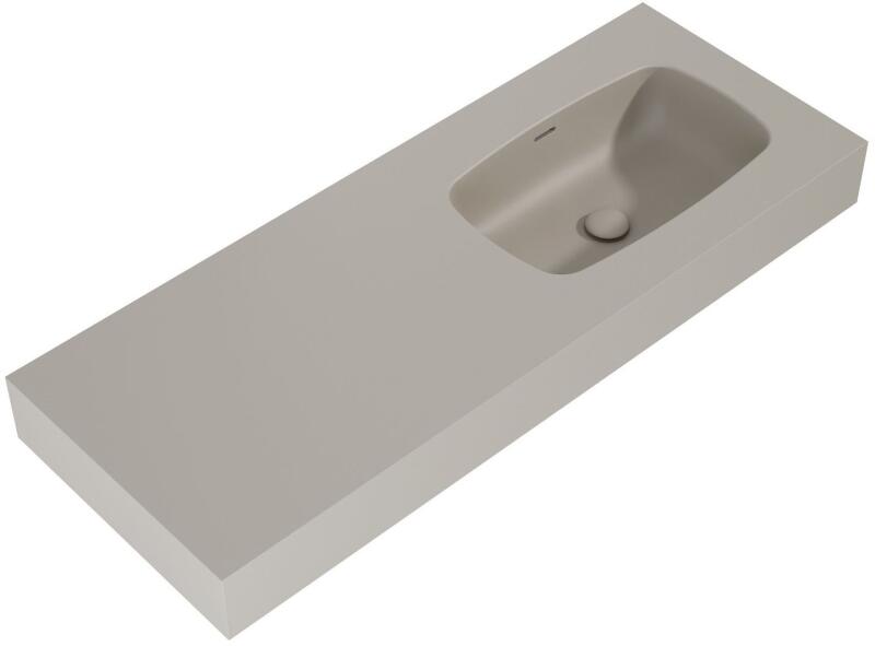 Dimple 121x46 cm right matt fume (RE041202027020)