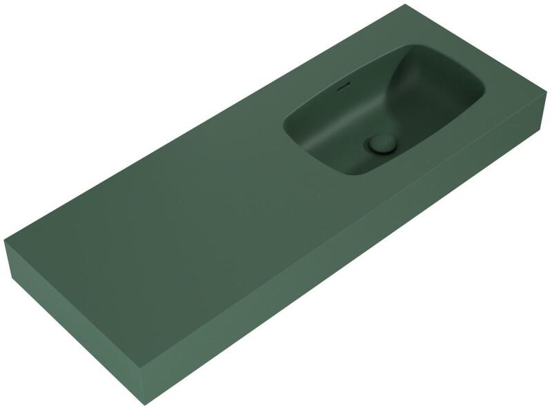 Dimple 121x46 cm right matt forest green (RE041202027010)