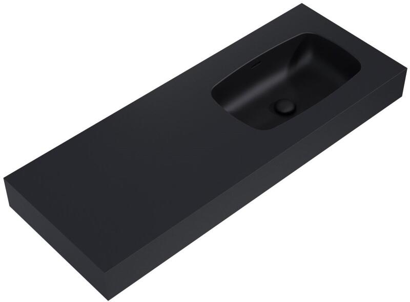 Dimple 121x46 cm right matt black (RE041202027160)
