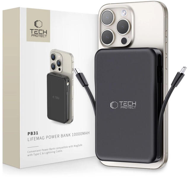 PB31 Lifemag 10000 mAh Black (172434)
