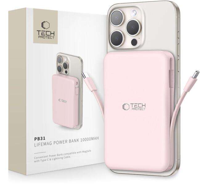 Pb31 Lifemag 10000 mAh Pink
